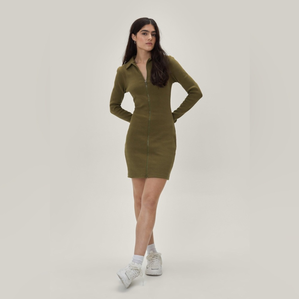 Nasty Gal Collar Mini Dress